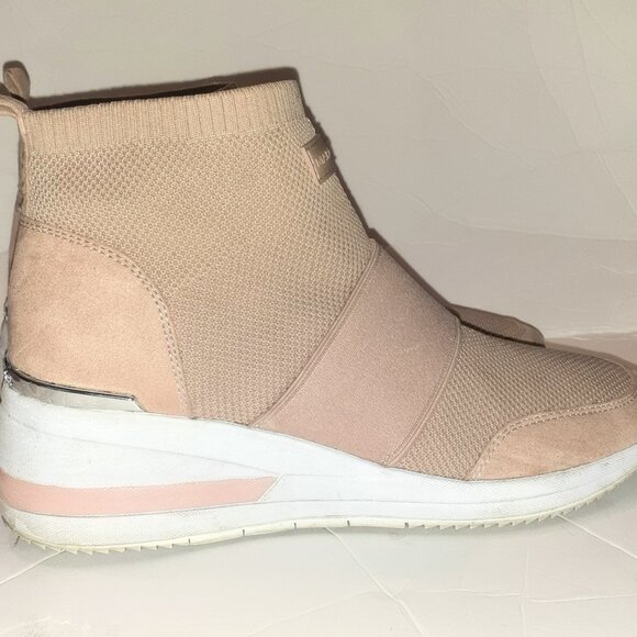 Marc Fisher MFMuscle Pink High Top Sneakers Women's Ultra Comfort Casual Sneaker - Picture 5 of 9